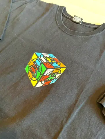 stussy rubik's cube t shirt