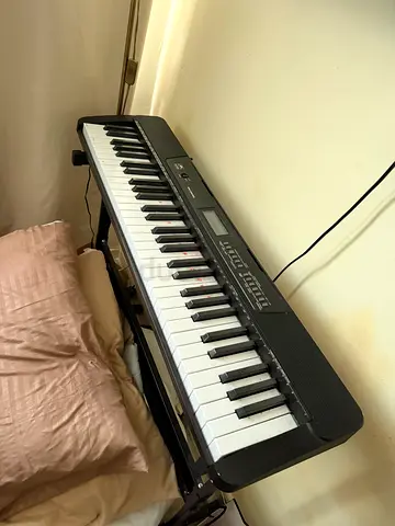 61-key Electronic Keyboard with Stand — Lightly Used with pedal