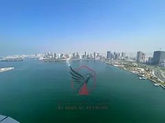 3BR + Living in Al Majaz | Balcony | Open Sea View | Free Parking, Gym & Pool | Spacious | Built-in 