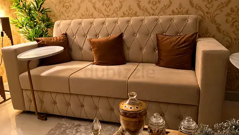 Get the brand new 3 seater sofa  with pillows available
