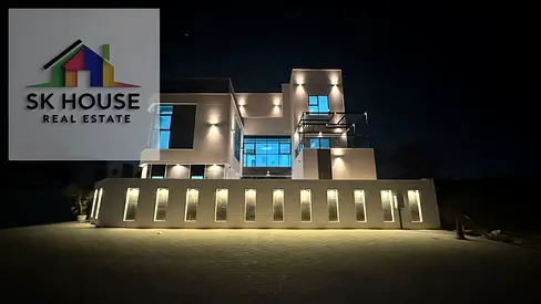 AJMAN 6 BEDROOMS LUXURY CORNER VILLA WITH SWIMMING POOL FOR SALE