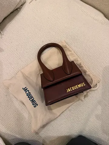Jacquemus Le Chiquito brown leather handbag - Authentic