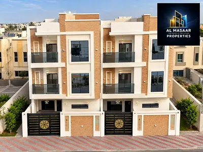 Own a villa for sale in Ajman at an attractive price and with no annual fees. First occupancy, freehold, super deluxe finishing, excellent location ne
