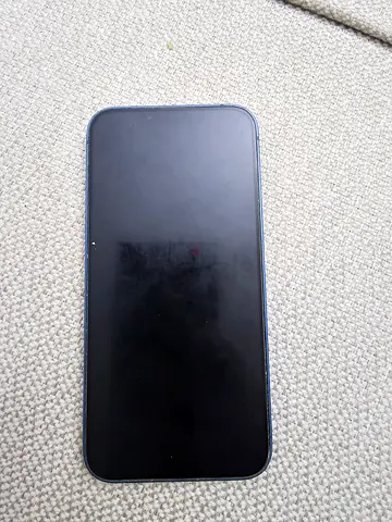 iPhone 13 (Blue) in good working condition with charger - no box