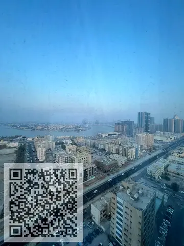 For annual rent: 3 bedrooms and a living room at Falcon Towers, including furniture and parking. Pr