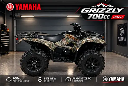 Yamaha Grizzly 700 موديل 2022 | 139 كم فقط | 72 ساعة | شبه زيرو