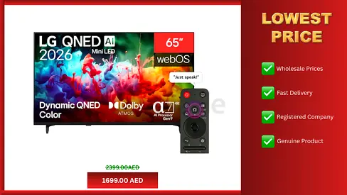 LG 65 Inch QNED tv 2026 4k Smart Television - 1 Year Warranty