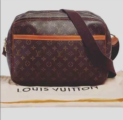 Authentic Louis Vuitton monogram reporters crossbody/shoulder bag - vintage style