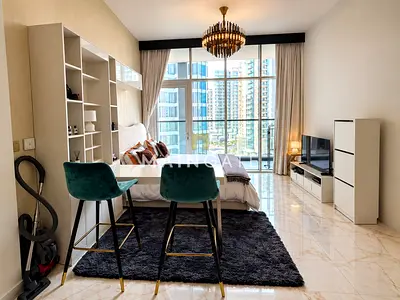 Stylish Fully Furnished Studio | Burj Khalifa View | Business Bay