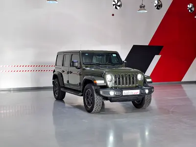 AED 1489/month | 2021 Jeep Wrangler Unlimited Sahara | GCC Specs | Ref#531752