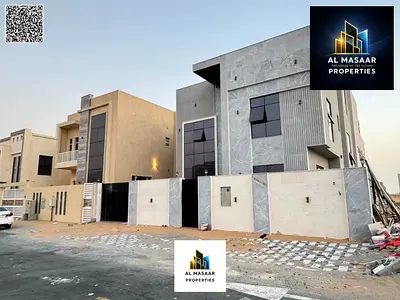 Villa for sale – two floors plus a roof level – featuring a large courtyard/patio. Price is negotiable, and the sale includes registration fees.