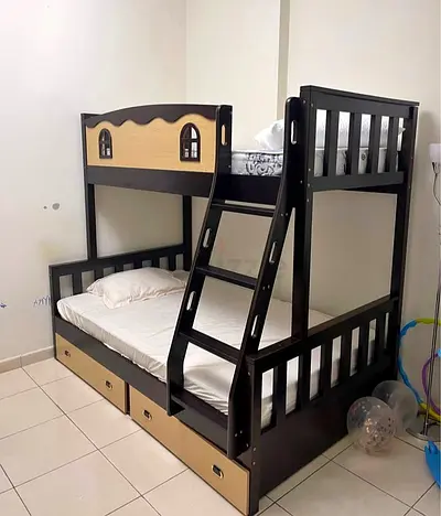 Brand New sold wooden Bunk Bed including Medical Mattress Available