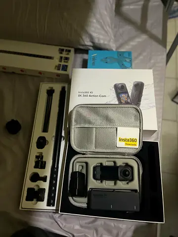Insta360 X5 360 Action Camera with Accessories - Excellent Condition