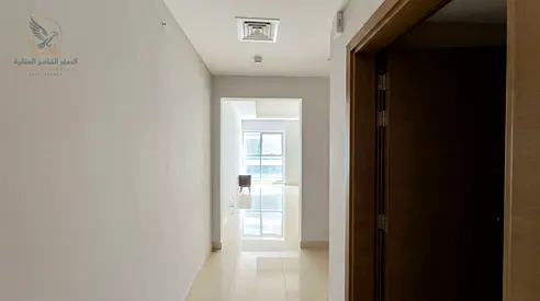 For annual rent in Ajman One-bedroom apartment in Gulf Tower Khalifa Street Features include built-in wardrobes central air conditioning gym swimming