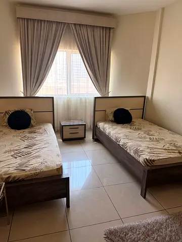 Pair of Single Beds with Nightstand — Good Condition