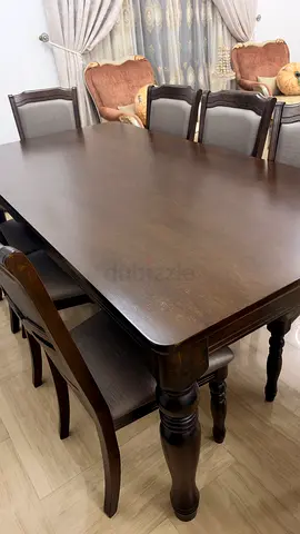 Wood dinning set 8 seater