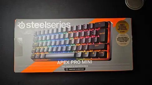 Upgraded SteelSeries Apex Pro Mini Gaming keyboard