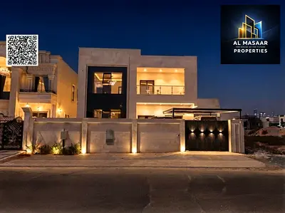 A luxurious property for sale in Al Aliyah, Ajman, featuring a sophisticated design. The price incl
