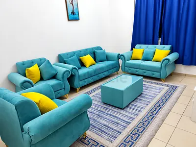 Get the brand new 7 seater sofa with table available