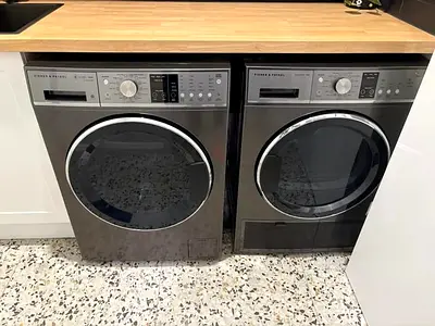 Pair of Fisher & Paykel Front Load Washer 10kg and Dryer 9kg- Dark Flawless condition