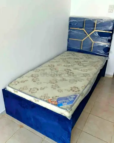 BRAND NEW SINGLE LUXURY BED WITH MATTRESS AVAILABLE