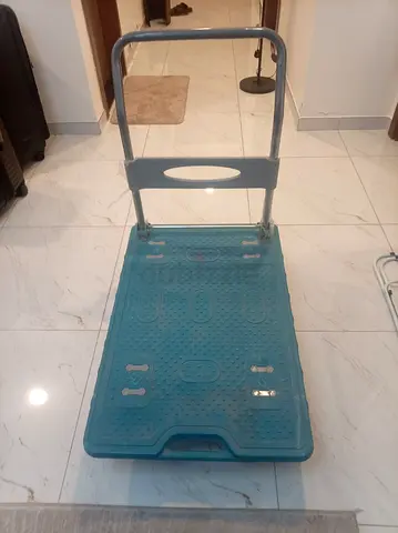 Used Foldable Platform Trolley / Hand Truck - Blue