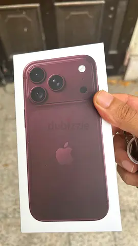 Sealed iPhone 18 Pro Max Burgundy 256 GB UAE version from Apple Store