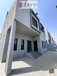 Modern villa for rent in Al Zahia, Ajman: 5 master bedrooms + roof terrace. Rent: 110,000 (payable i