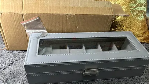 6 slot watch box