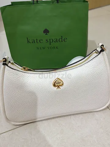 White Kate Spade leather shoulder bag
