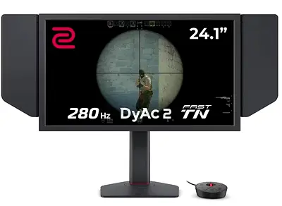 BenQ ZOWIE XL2546X+ eSports Gaming Monitor | 24.1 inch | 280Hz | Fast TN | DyAc 2 | 1080p | XL Setti