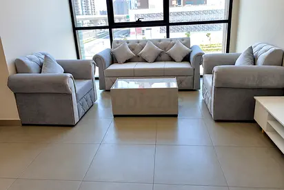 Brand new 5 seater sofa light grey color available you can get from us