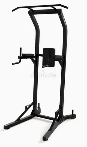 Power Tower Pull-Up & Dip Station – Compact Home Gym Tower