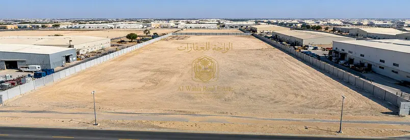 عرض مميز | أرض صناعية 93,415 قدم² | إيجار طويل الأجل | يبدأ من 7 دراهم/قدم² | الصجعة، الشارقة