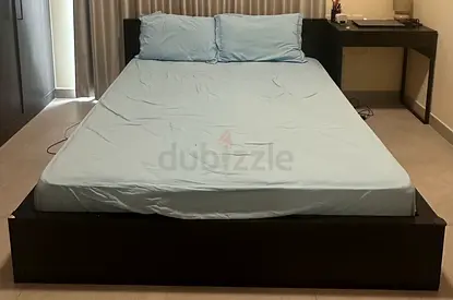 IKEA MALM Queen/King Bed Frame (160x200 cm), Black-brown