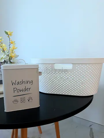 Laundry basket and container