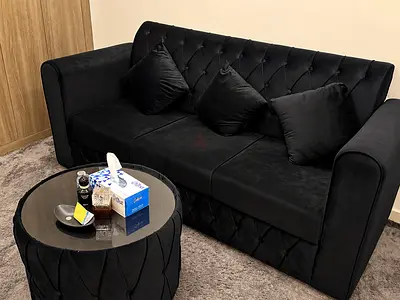 We are selling all the brand new 3 seater sofa with round table