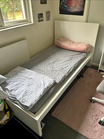 Ikea single size bed with mattress