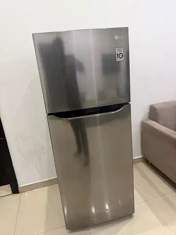 LG 2-Door Stainless Steel Refrigerator - Good Working Condition