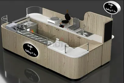 Custom Food Kiosks | Free 3D Visuals