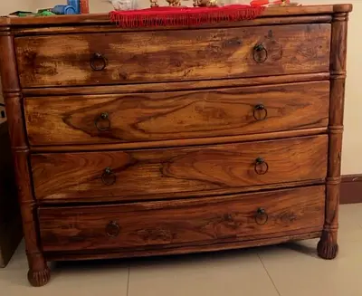 Solid wood dresser