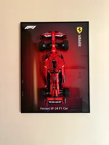 Ferrari F1 Lego Technic Display Board (Only Board) New Sealed