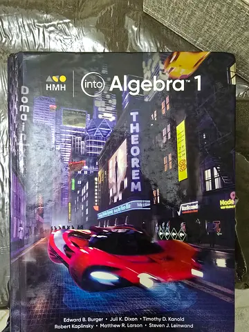 HMH Into Algebra 1 textbook