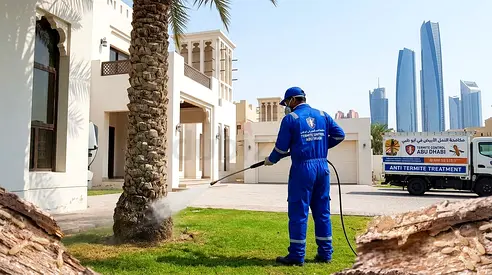 مكافحة الرمة والنمل الأبيض في أبوظبي | فحص وعلاج الفلل