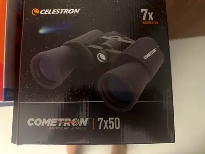 Celestron Cometron 7x50 Binoculars - 7x Magnification, New in Box