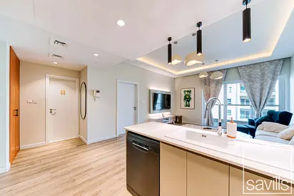 Fully furnished 1-bedroom apartment