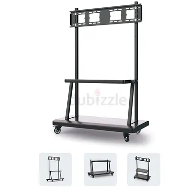 Beetec TF-FS1800B Mobile TV Stand - Fits 50"–100", Wheels, Camera Mount