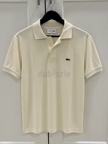 Original Lacoste Classic Polo – Cream – Size S