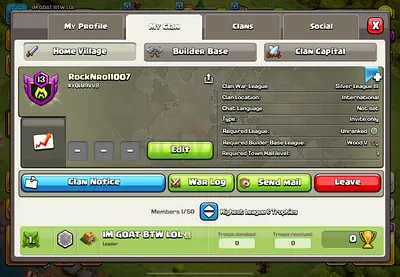 Clash of clans clan level 13 for sale