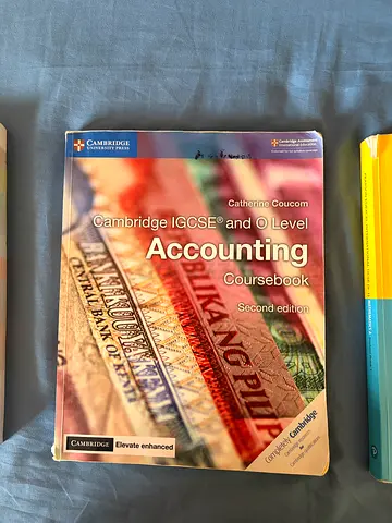 IGCSE accounting textbook